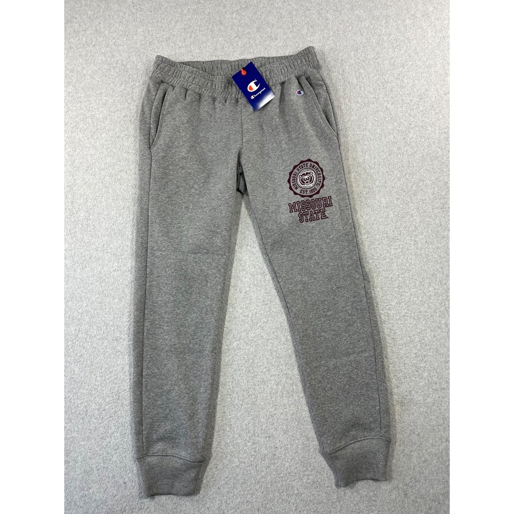 Missouri State University Bears Sweatpants Adult S Gray Champion Joggers